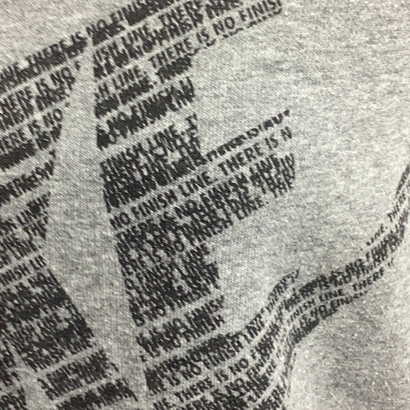 Nike Charcoal Long Sleeve Top There’s No Finish Line Gray Pullover S - Picture 3 of 8